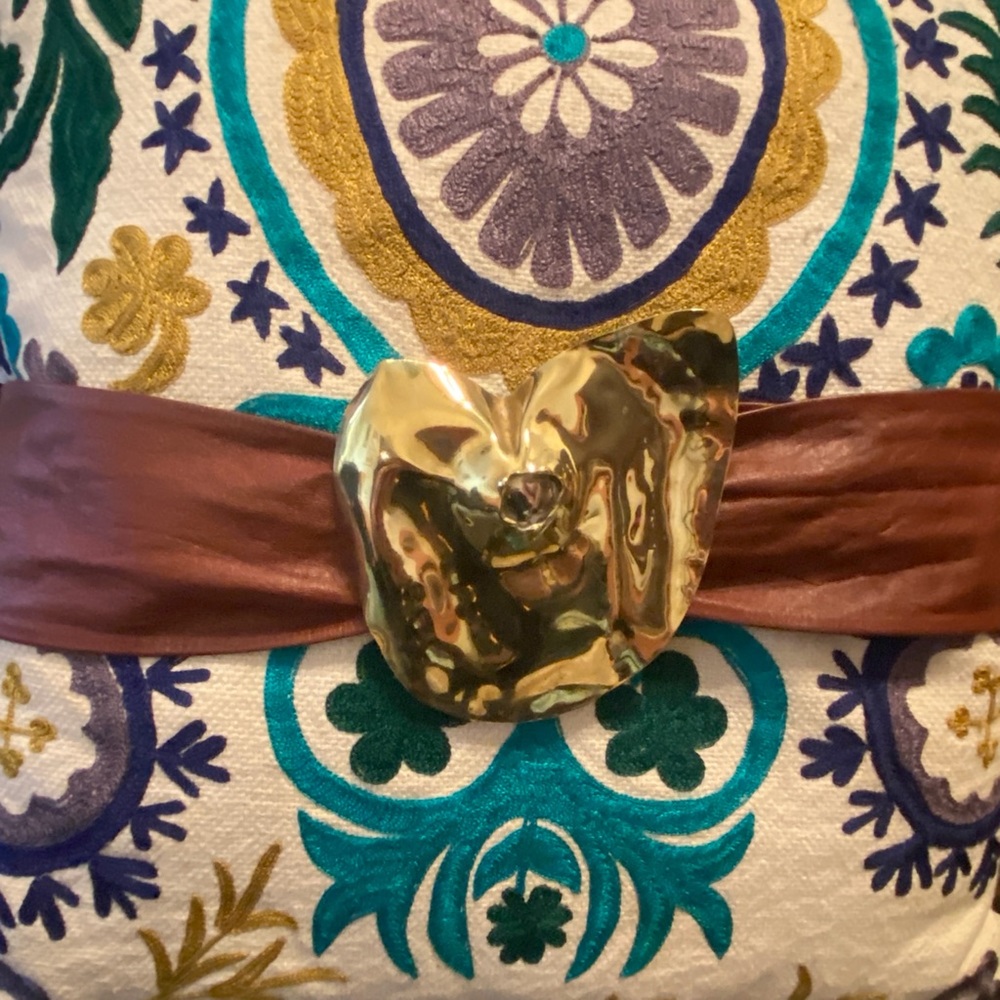 Chef’s👩🏻‍🍳 Kiss💋Adjstg, Artisan Brass BUCKLE, Perf Cognac Leather~BELT🧨